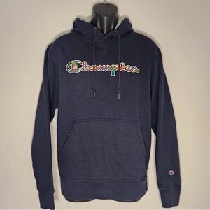 Champion Men’s Hoodie Sweatshirt Size Medium Powerblend Flags Of The World